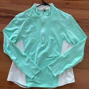 Bette & Court Swing 1/2 Zip Long Sleeve Pullover